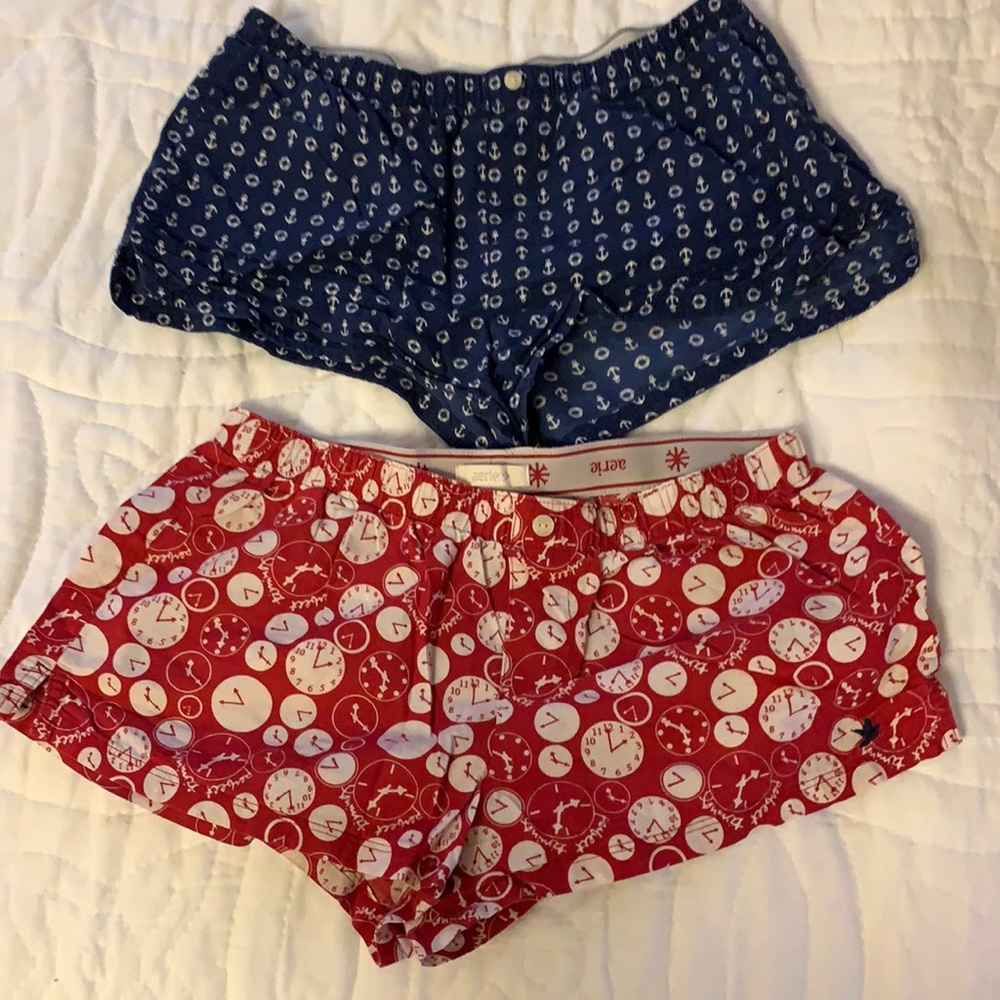 Aerie pajama boxer shorts lot S